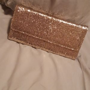 Gold, Sparkly Clutch